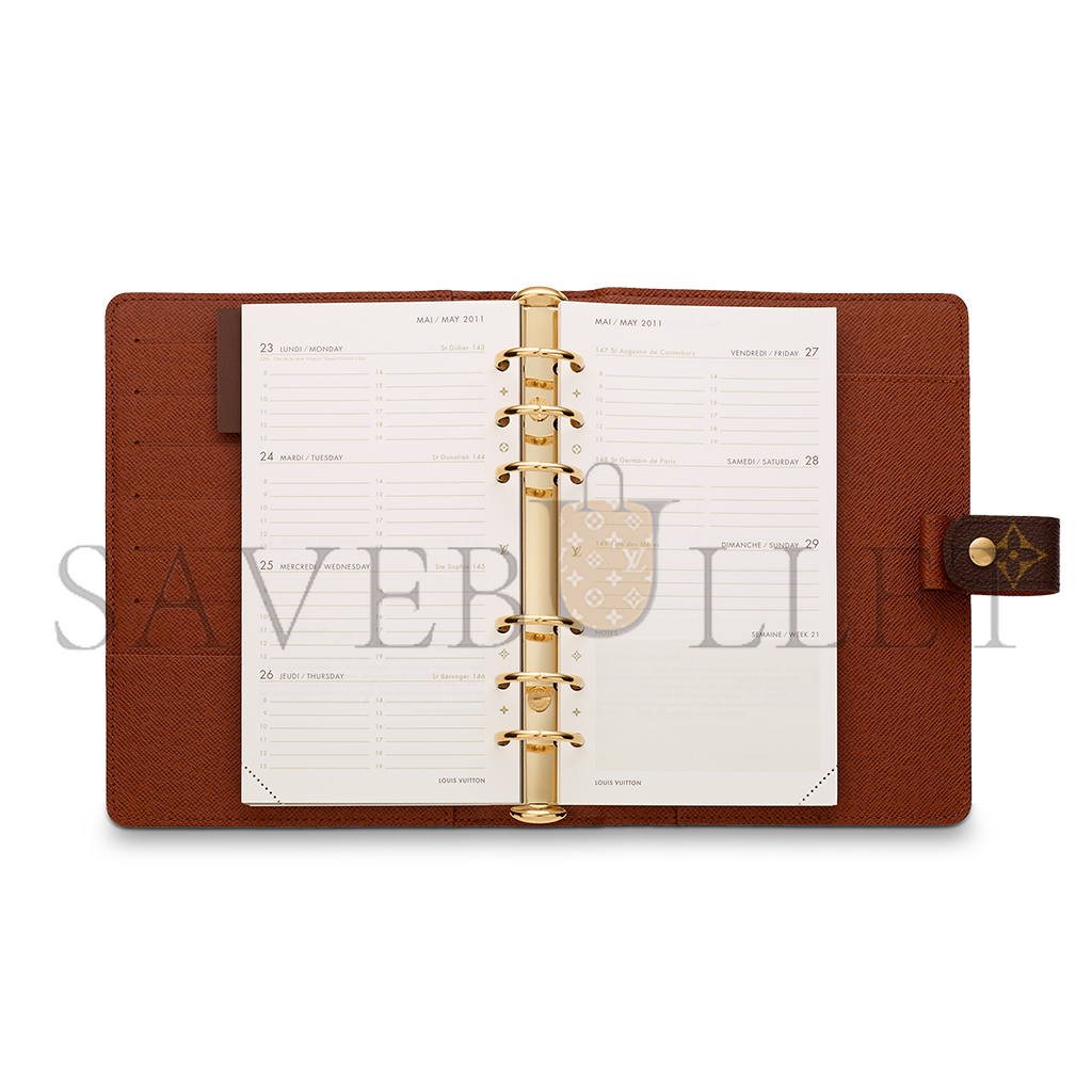 l**is V*t*n medium ring agenda cover r20105 (18.5*14*3cm)